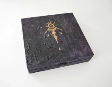 Show details for Square Wooden Box Picture of Square Wooden Box