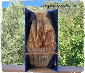 Show details for Folded Book - Initials Picture of Folded Book - Initials