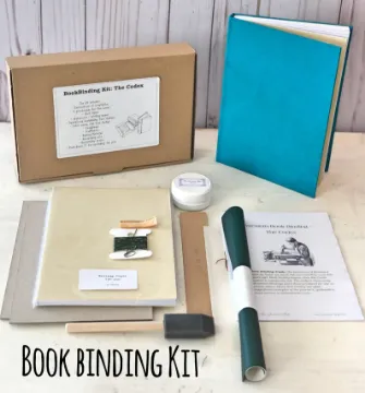 Show details for Bookbinding Kit - A5 Hard Backed Book Picture of Bookbinding Kit - A5 Hard Backed Book