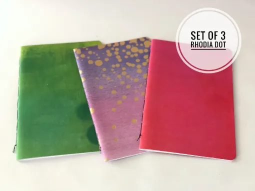 Picture of A5 Notebooks Rhodia Dot Grid - Set of 3